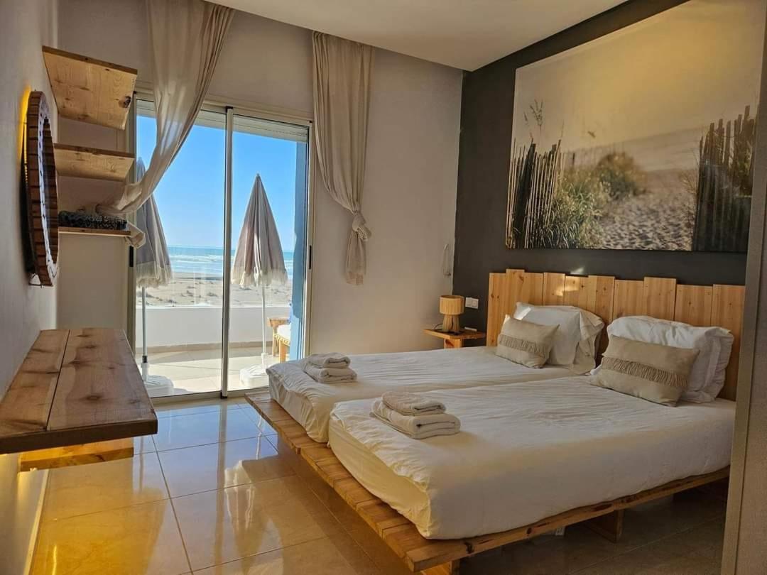 Sidi Rahal Blue View, Beachfront Wide Seaview With Pool Экстерьер фото